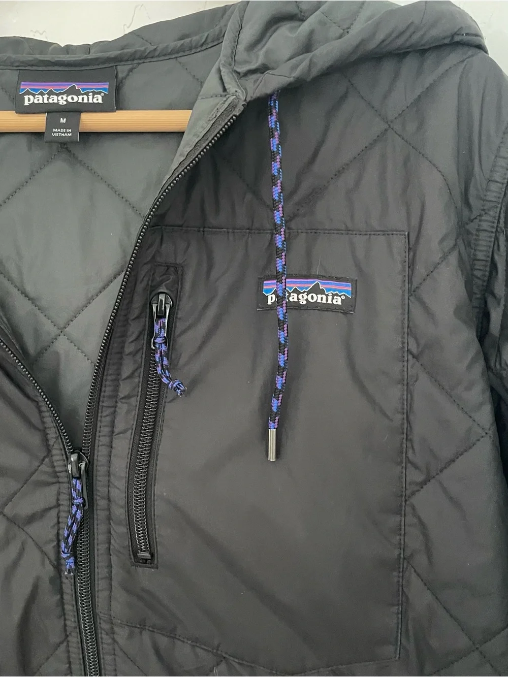 Patagonia diamond stitch